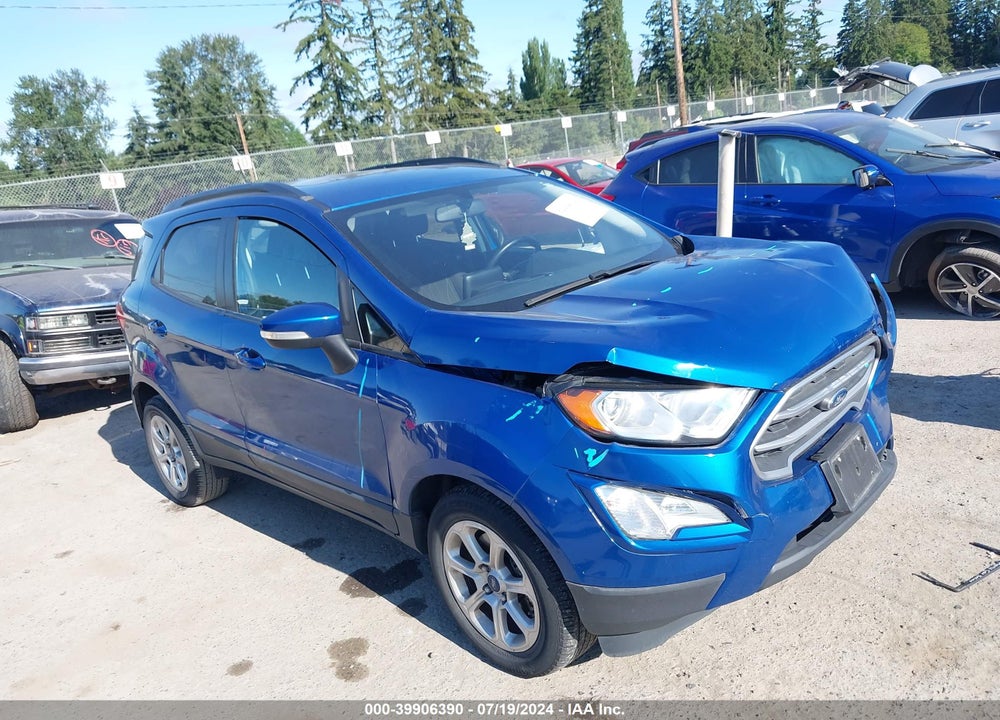 2018 FORD ECOSPORT SE VIN: MAJ3P1TE6JC209349