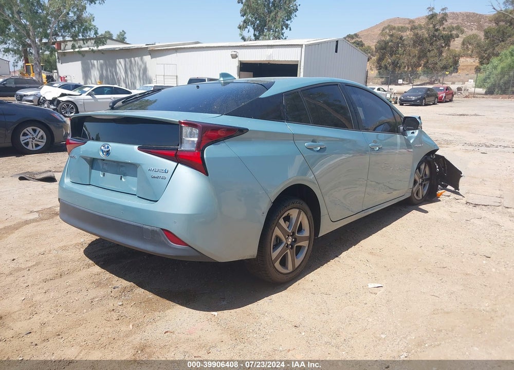 2021 TOYOTA PRIUS LIMITED VIN: JTDKAMFU9M3133867