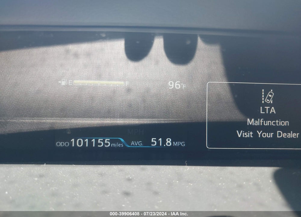 2021 TOYOTA PRIUS LIMITED VIN: JTDKAMFU9M3133867