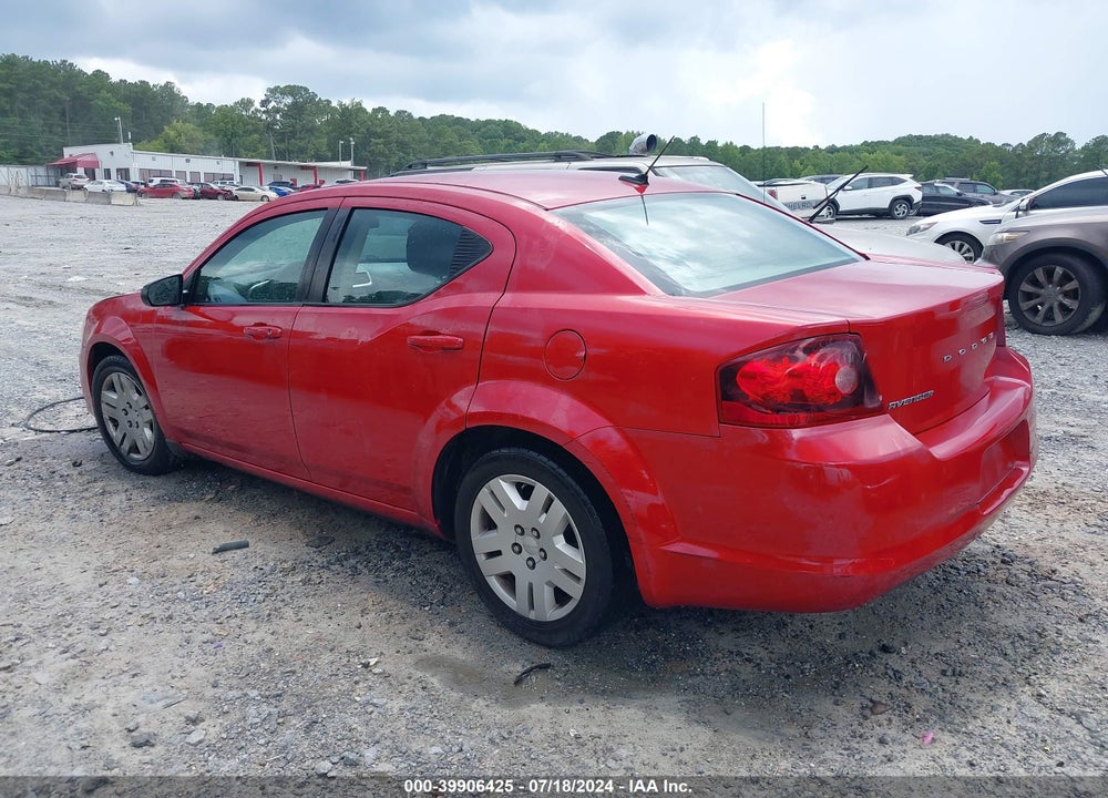 2014 DODGE AVENGER SE VIN: 1C3CDZAB5EN148987