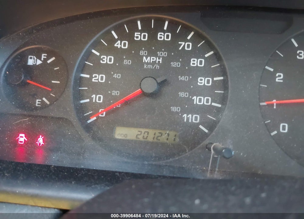 2001 NISSAN FRONTIER XE-V6 VIN: 1N6ED27Y41C364890