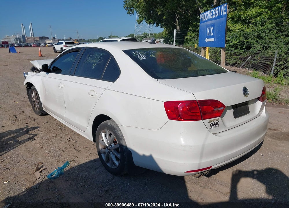 2012 VOLKSWAGEN JETTA 2.5L SE VIN: 3VWDP7AJ6CM356805