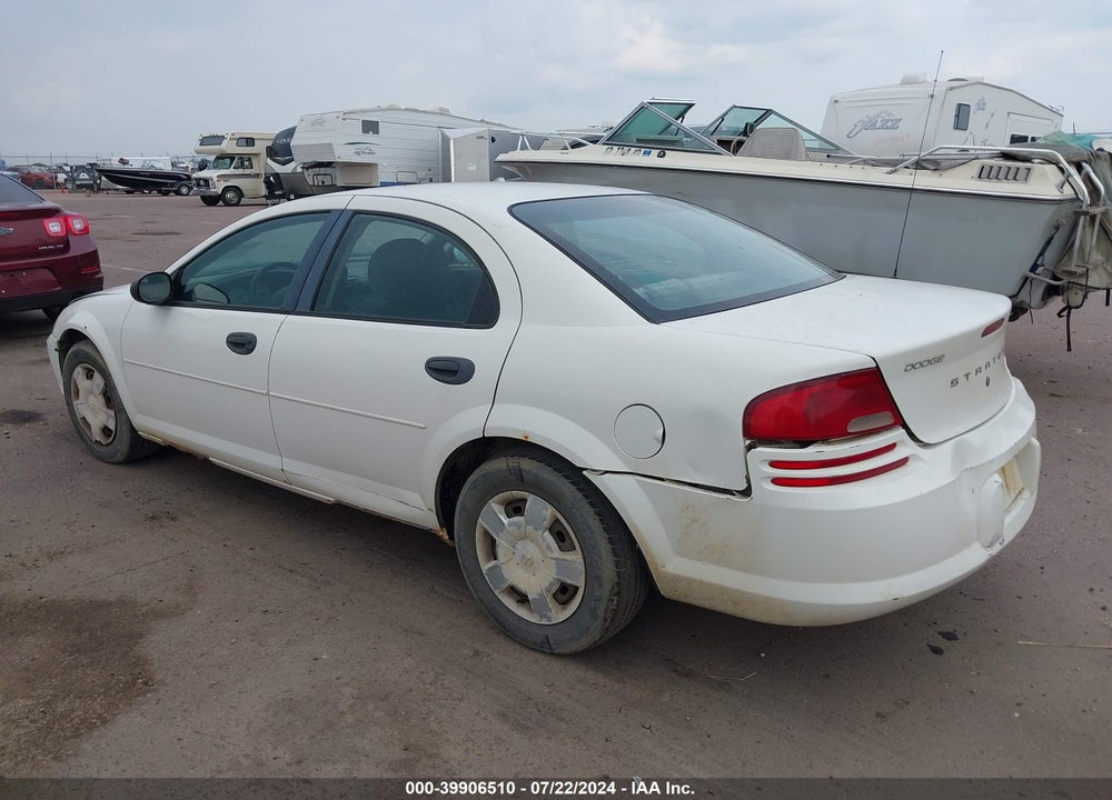 2003 DODGE STRATUS SE VIN: 1B3EL36X83N586491