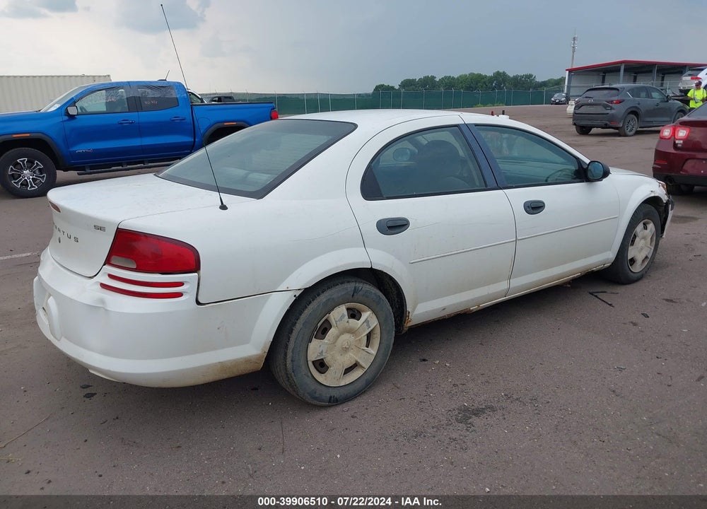 2003 DODGE STRATUS SE VIN: 1B3EL36X83N586491