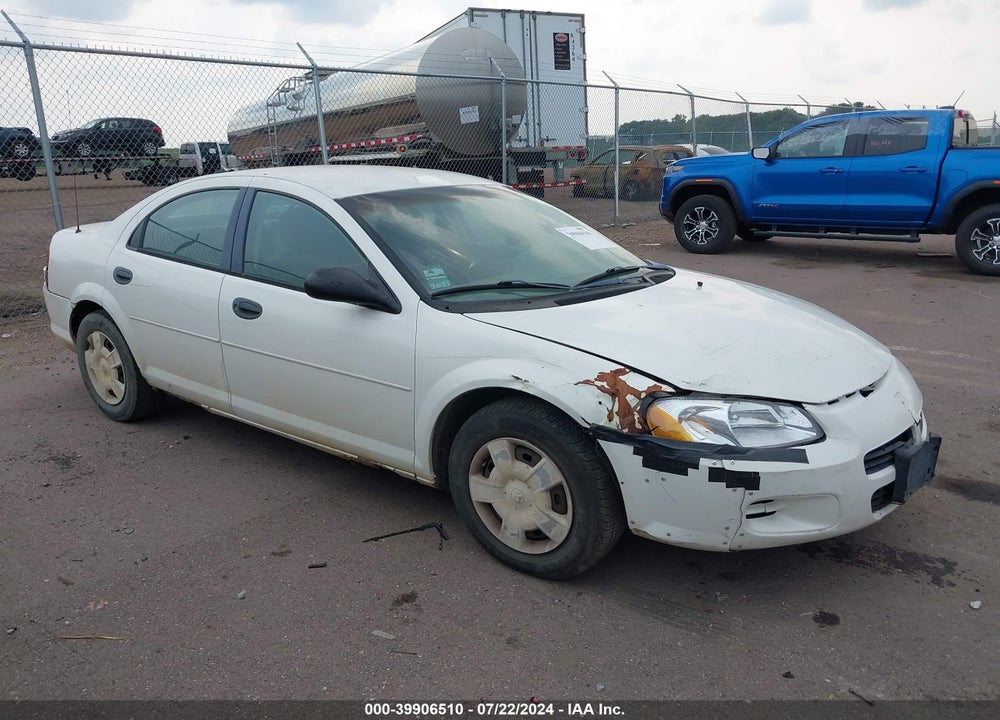 2003 DODGE STRATUS SE VIN: 1B3EL36X83N586491