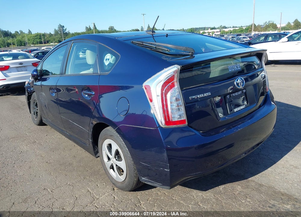 2013 TOYOTA PRIUS FOUR VIN: JTDKN3DU4D1730079
