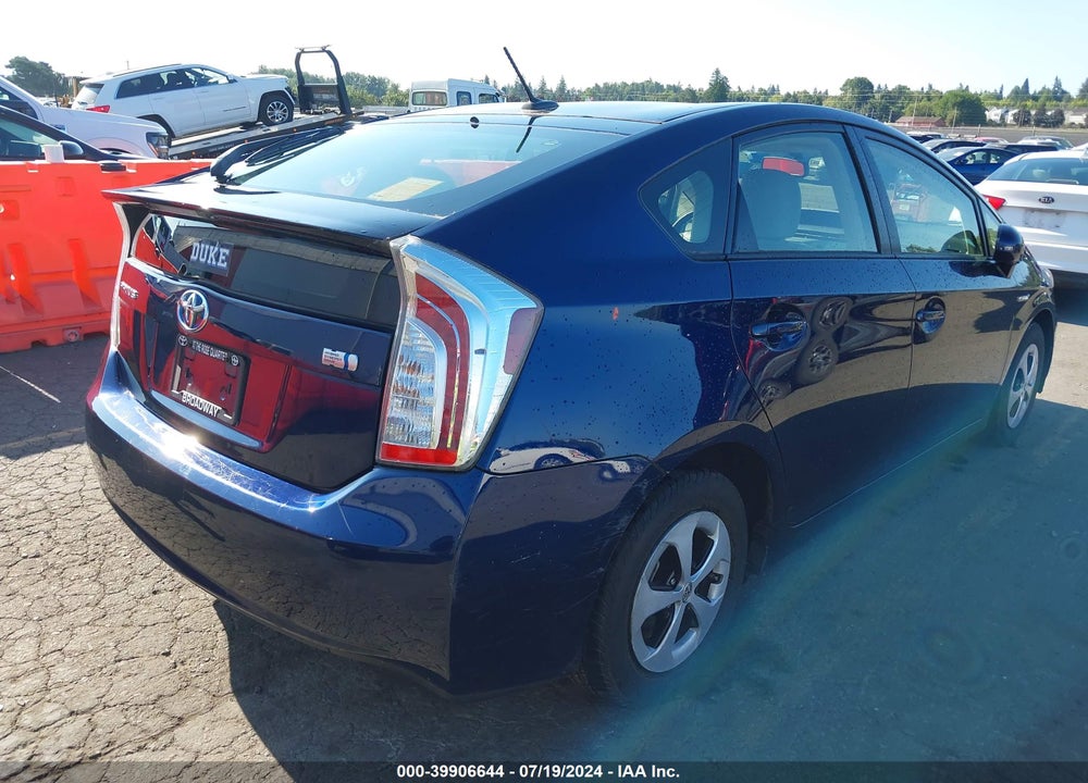 2013 TOYOTA PRIUS FOUR VIN: JTDKN3DU4D1730079