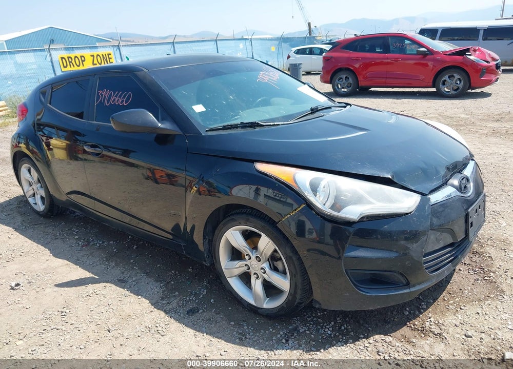 2013 HYUNDAI VELOSTER BASE W/GRAY VIN: KMHTC6AD0DU143470