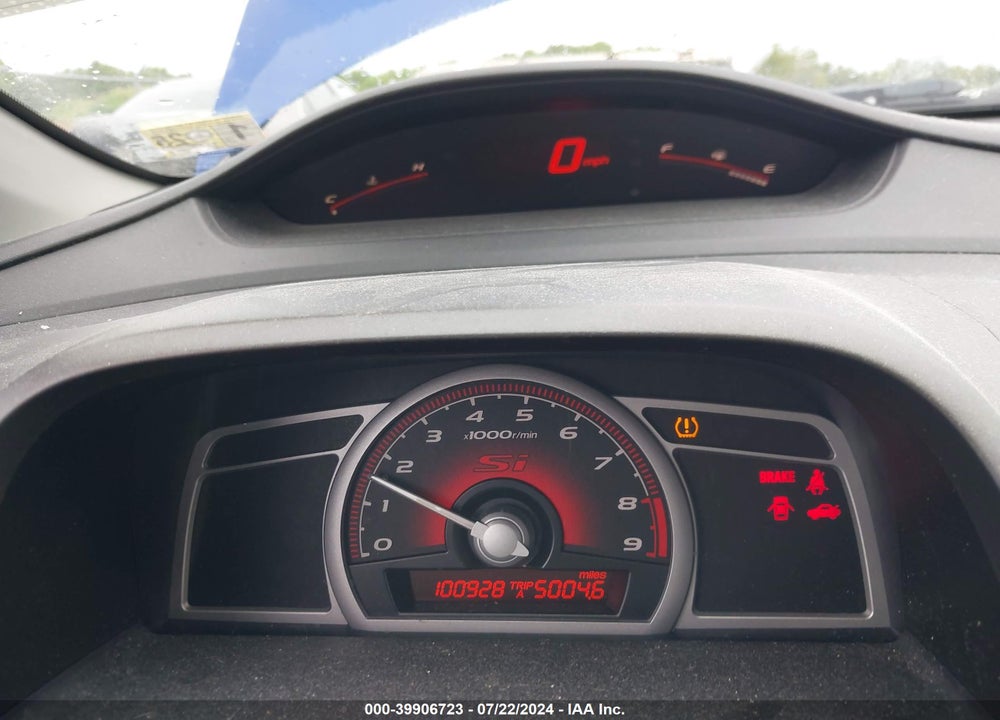 2008 HONDA CIVIC SI VIN: 2HGFG21548H703315