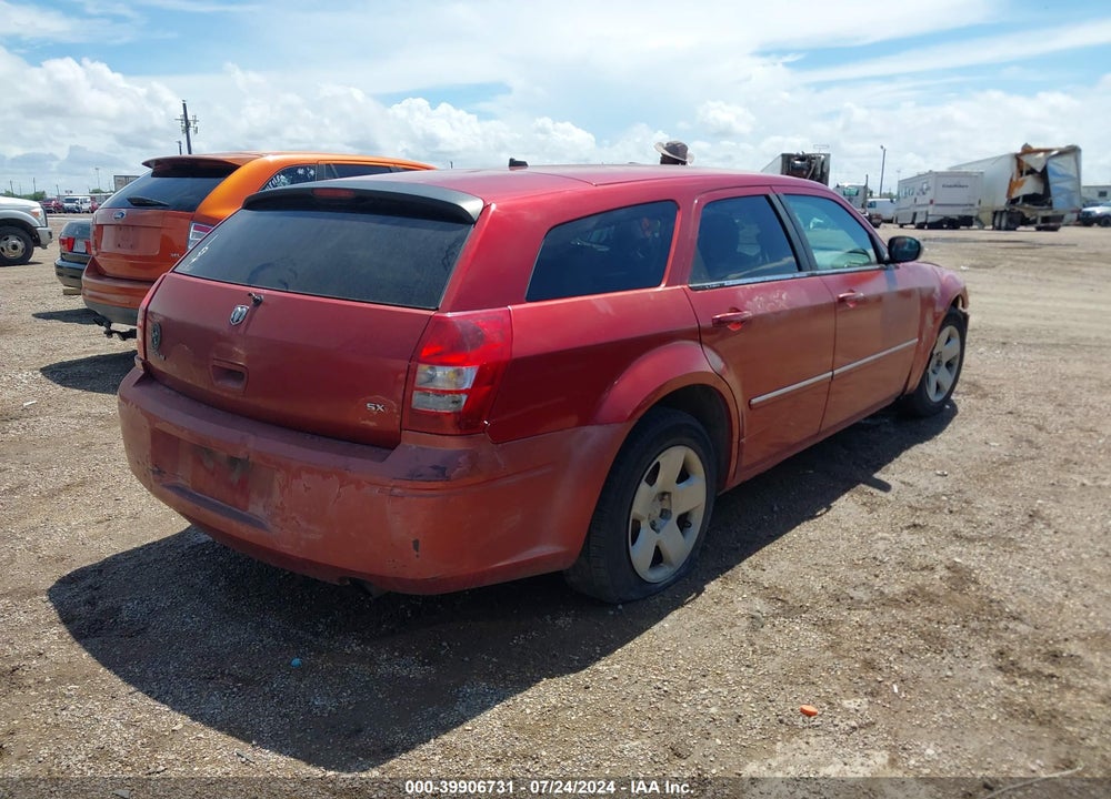2008 DODGE MAGNUM SXT VIN: 2D4FV37V08H225754