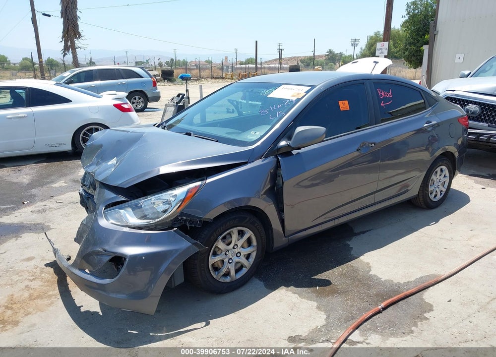 2013 HYUNDAI ACCENT VIN: KMHCT4AE4DU311401