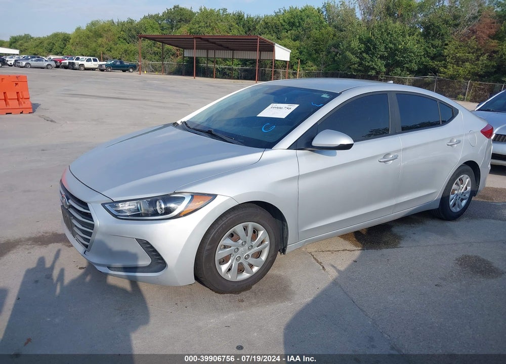 2017 HYUNDAI ELANTRA SE VIN: KMHD74LF6HU093160