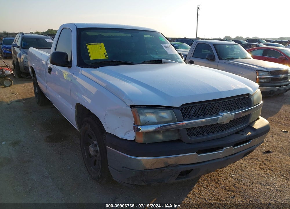 2005 CHEVROLET SILVERADO 1500 WORK TRUCK VIN: 1GCEC14V65Z203566