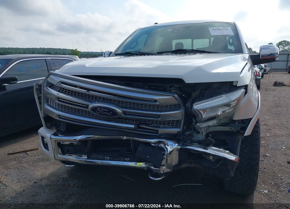 2015 FORD F-150 PLATINUM VIN: 1FTEW1EG6FFA54392
