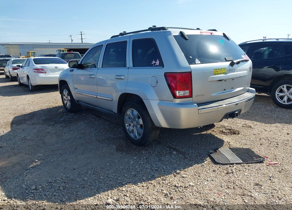 2008 JEEP GRAND CHEROKEE LIMITED VIN: 1J8HS58N18C205629