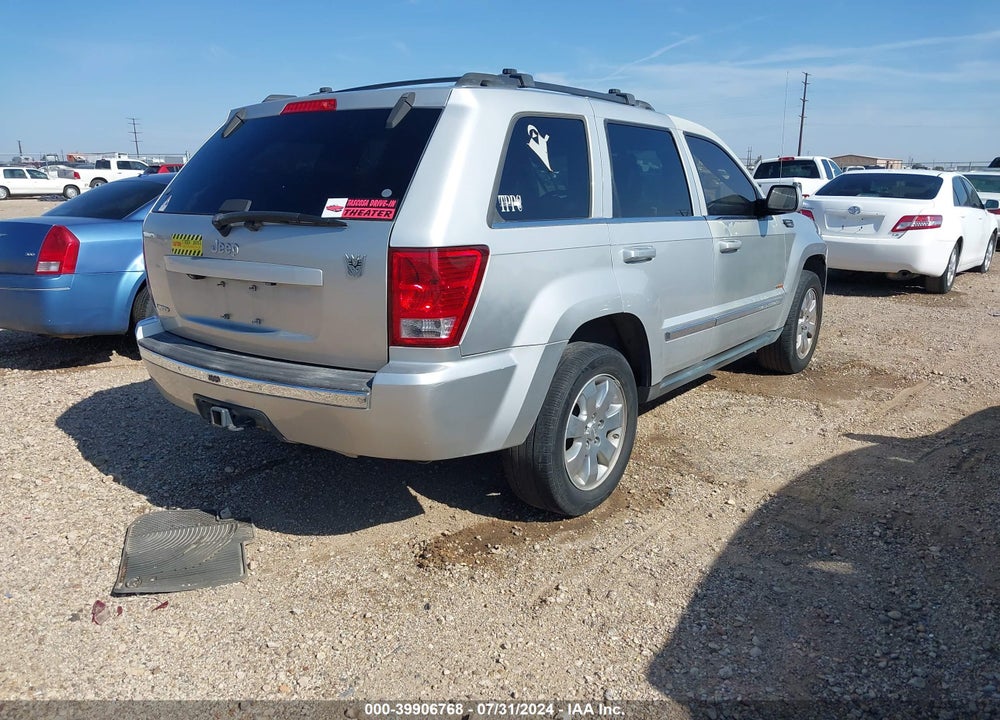 2008 JEEP GRAND CHEROKEE LIMITED VIN: 1J8HS58N18C205629