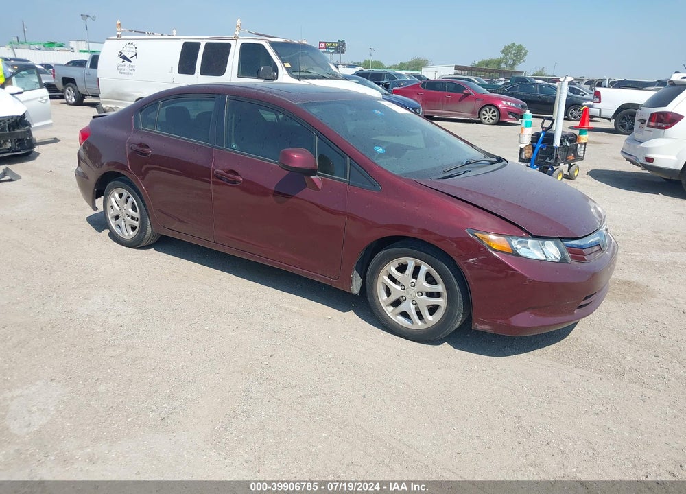 2012 HONDA CIVIC EX-L VIN: 19XFB2F93CE094490
