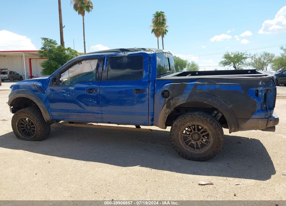 2018 FORD F-150 RAPTOR VIN: 1FTFW1RG6JFB72143