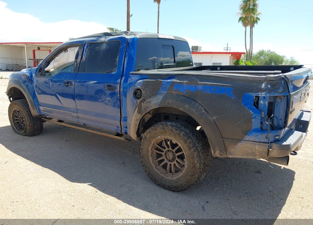 2018 FORD F-150 RAPTOR VIN: 1FTFW1RG6JFB72143