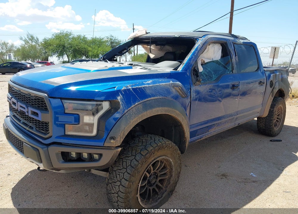 2018 FORD F-150 RAPTOR VIN: 1FTFW1RG6JFB72143