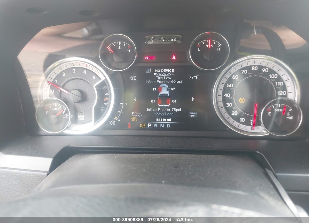 2013 RAM 2500 LAIE VIN: 3C6UR5FL2DG517198