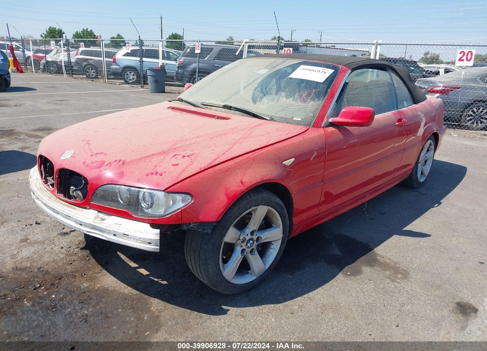2004 BMW 325CI VIN: WBABW33414PL32658