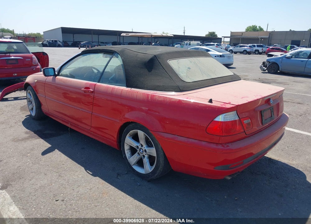 2004 BMW 325CI VIN: WBABW33414PL32658