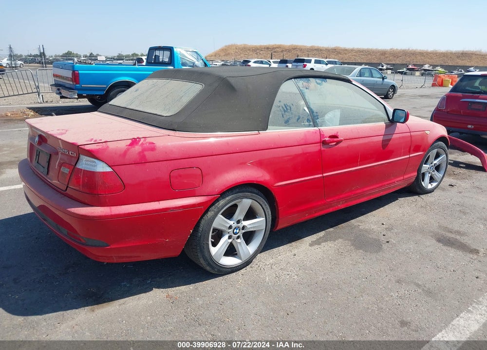 2004 BMW 325CI VIN: WBABW33414PL32658