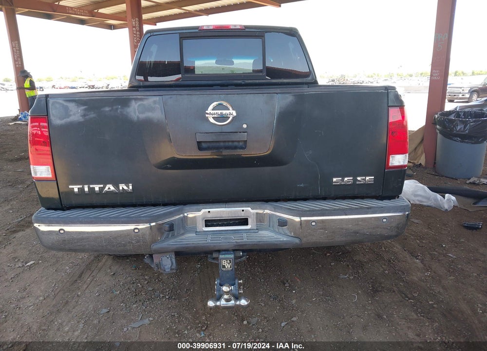 2008 NISSAN TITAN SE VIN: 1N6AA07D68N359813