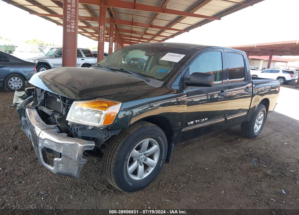 2008 NISSAN TITAN SE VIN: 1N6AA07D68N359813