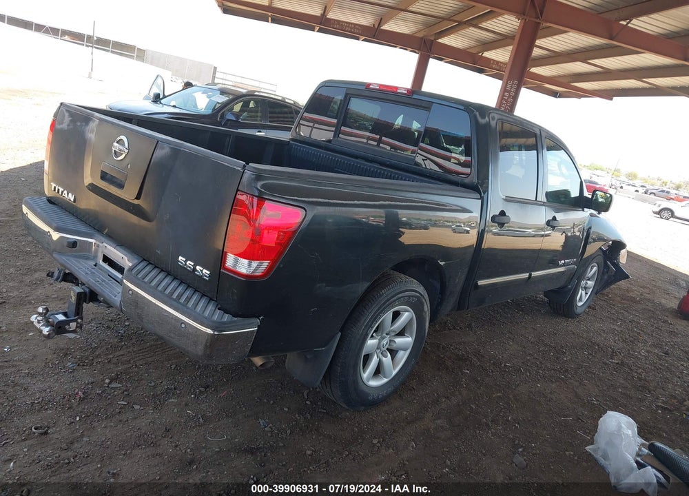 2008 NISSAN TITAN SE VIN: 1N6AA07D68N359813
