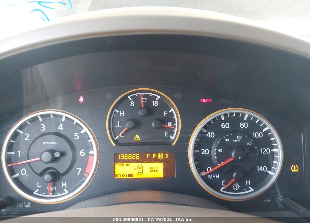 2008 NISSAN TITAN SE VIN: 1N6AA07D68N359813