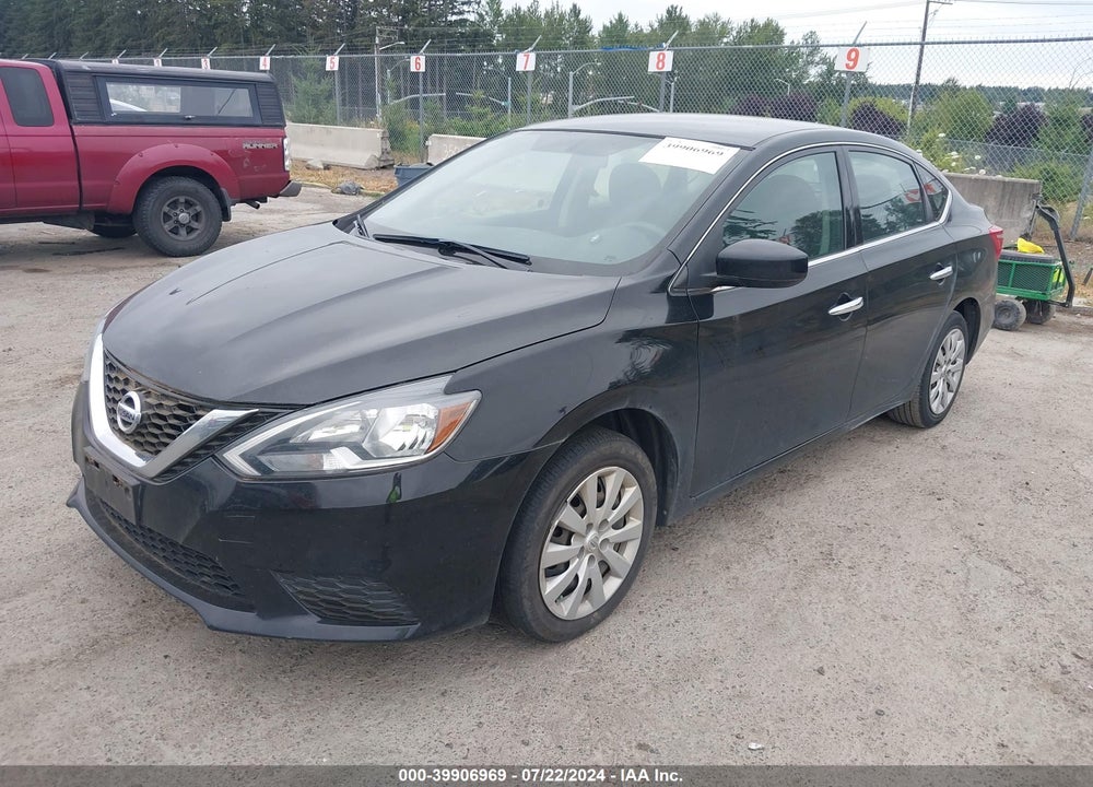2017 NISSAN SENTRA SV VIN: 3N1AB7AP4HL697595