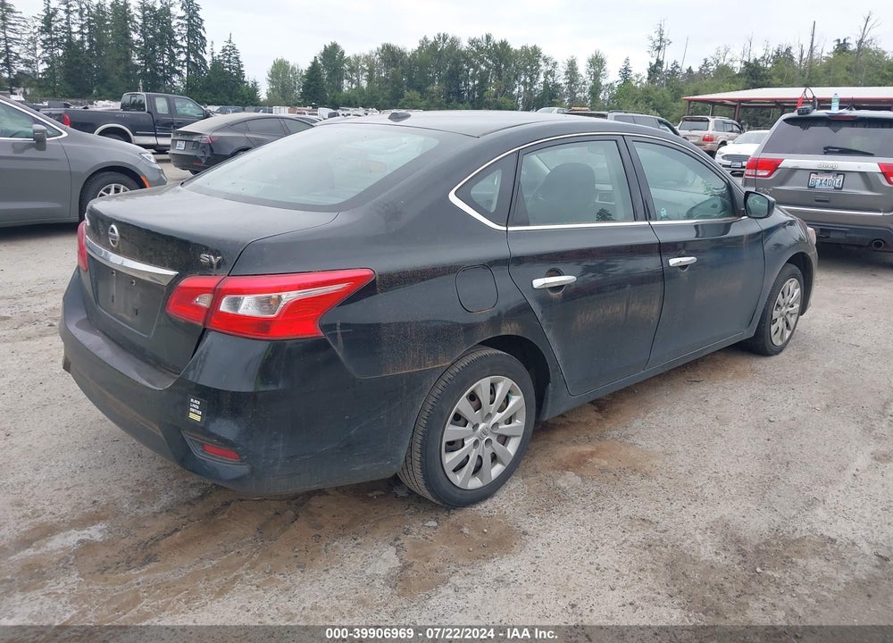 2017 NISSAN SENTRA SV VIN: 3N1AB7AP4HL697595