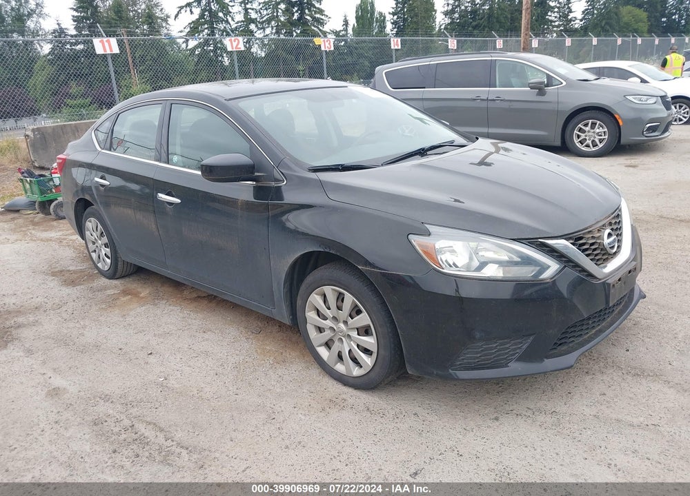 2017 NISSAN SENTRA SV VIN: 3N1AB7AP4HL697595