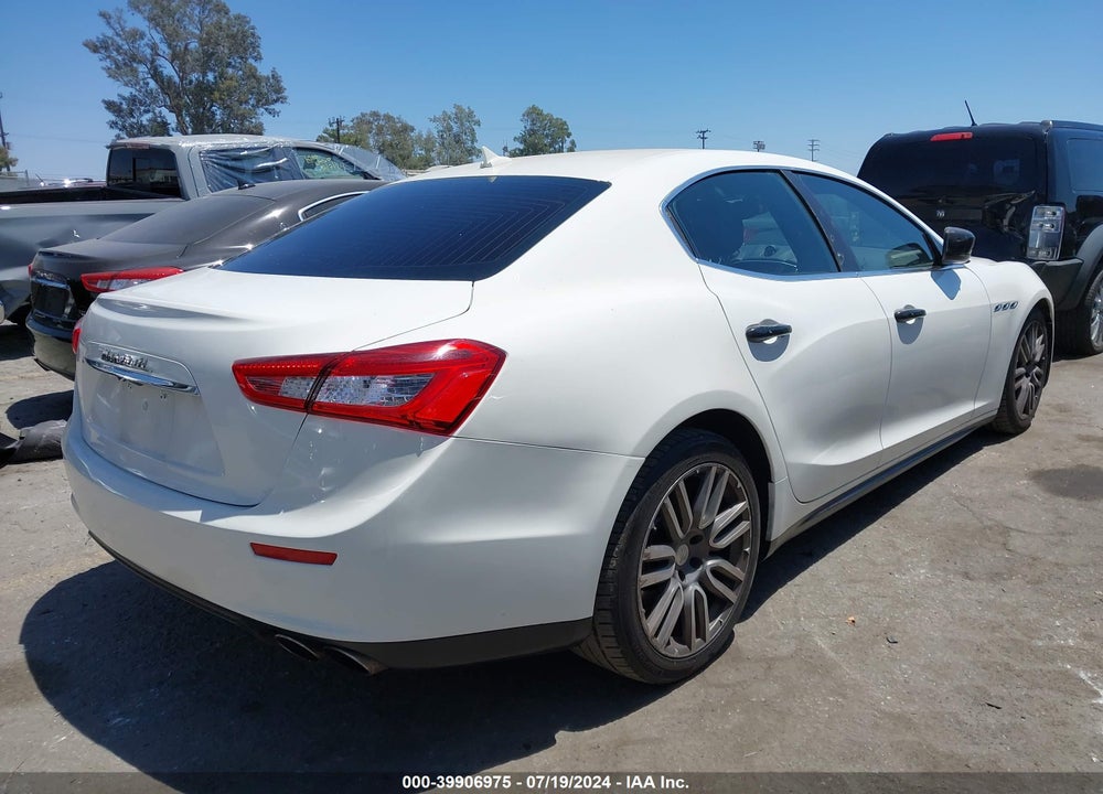 2015 MASERATI GHIBLI VIN: ZAM57XSA0F1140404