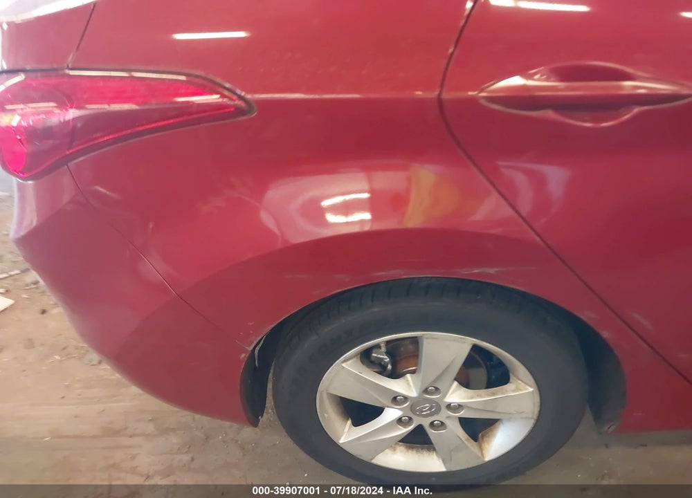 2013 HYUNDAI ELANTRA GLS VIN: KMHDH4AE1DU489837