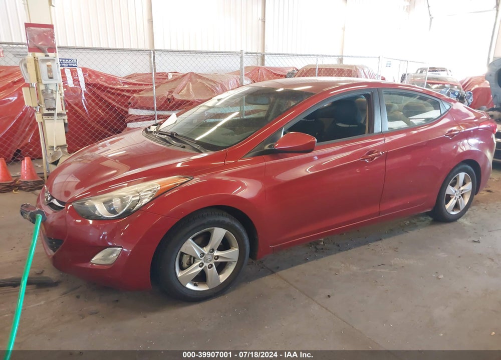 2013 HYUNDAI ELANTRA GLS VIN: KMHDH4AE1DU489837