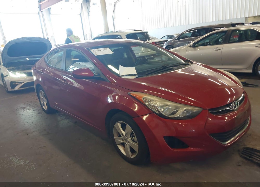 2013 HYUNDAI ELANTRA GLS VIN: KMHDH4AE1DU489837