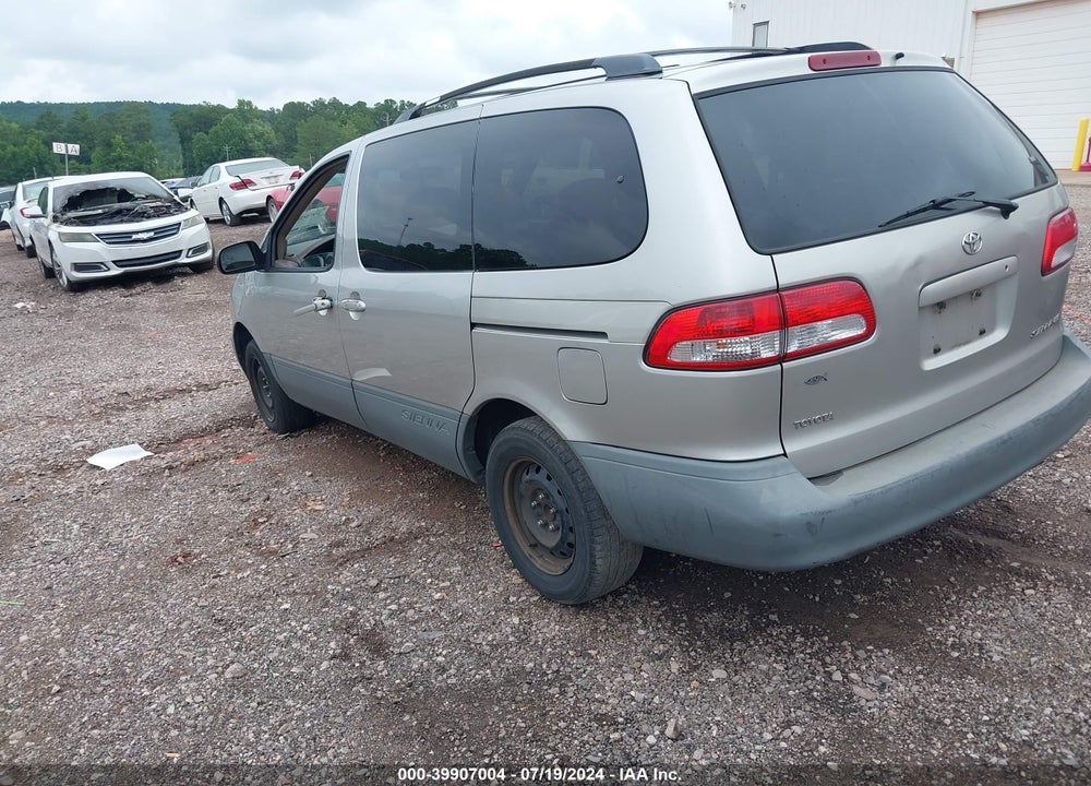 2001 TOYOTA SIENNA VIN: 4T3ZF13C51U390298