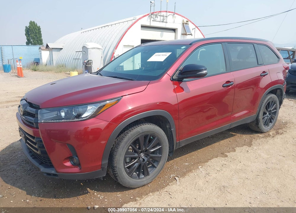 2019 TOYOTA HIGHLANDER SE VIN: 5TDJZRFHXKS983748