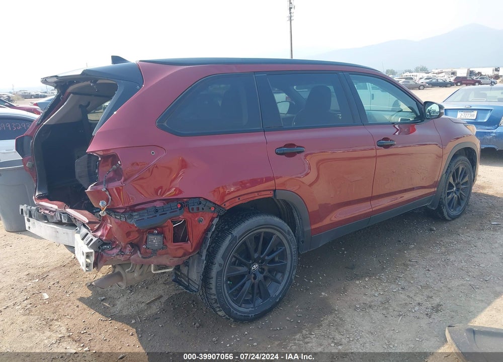 2019 TOYOTA HIGHLANDER SE VIN: 5TDJZRFHXKS983748