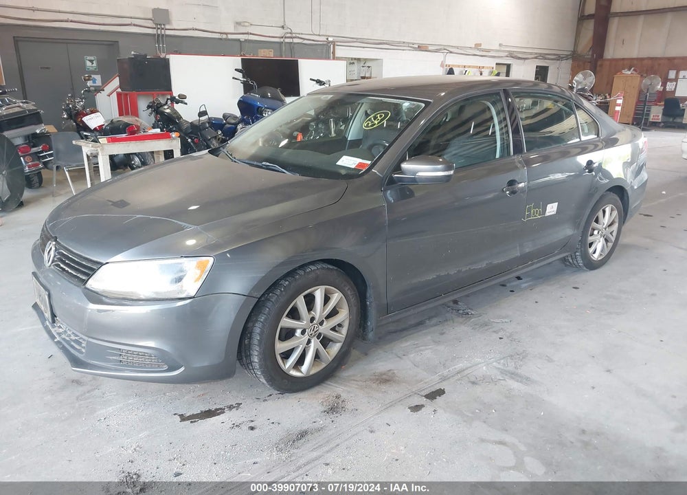 2012 VOLKSWAGEN JETTA 2.5L SE VIN: 3VWDP7AJ6CM368078