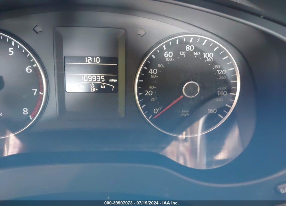 2012 VOLKSWAGEN JETTA 2.5L SE VIN: 3VWDP7AJ6CM368078
