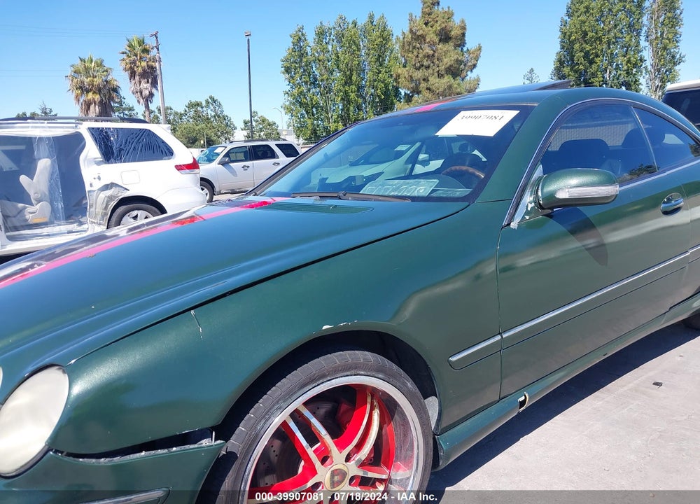 2000 MERCEDES-BENZ CL 500 VIN: WDBPJ75JXYA004423