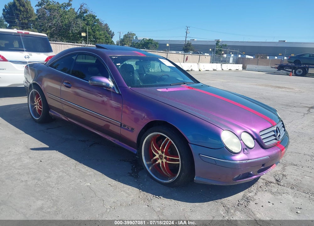 2000 MERCEDES-BENZ CL 500 VIN: WDBPJ75JXYA004423