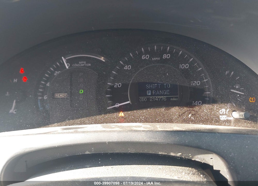 2007 TOYOTA CAMRY HYBRID VIN: JTNBB46K873029351