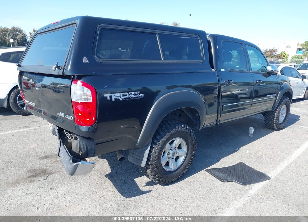 2005 TOYOTA TUNDRA SR5 V8 VIN: 5TBDT44155S487406