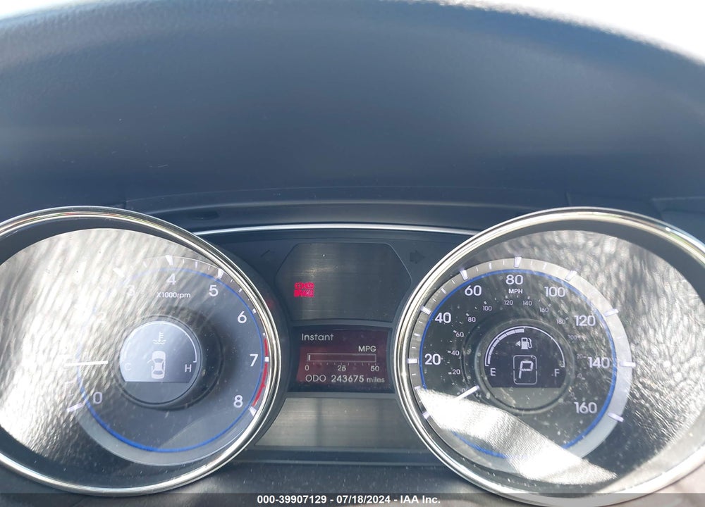 2013 HYUNDAI SONATA GLS VIN: 5NPEB4AC5DH583710