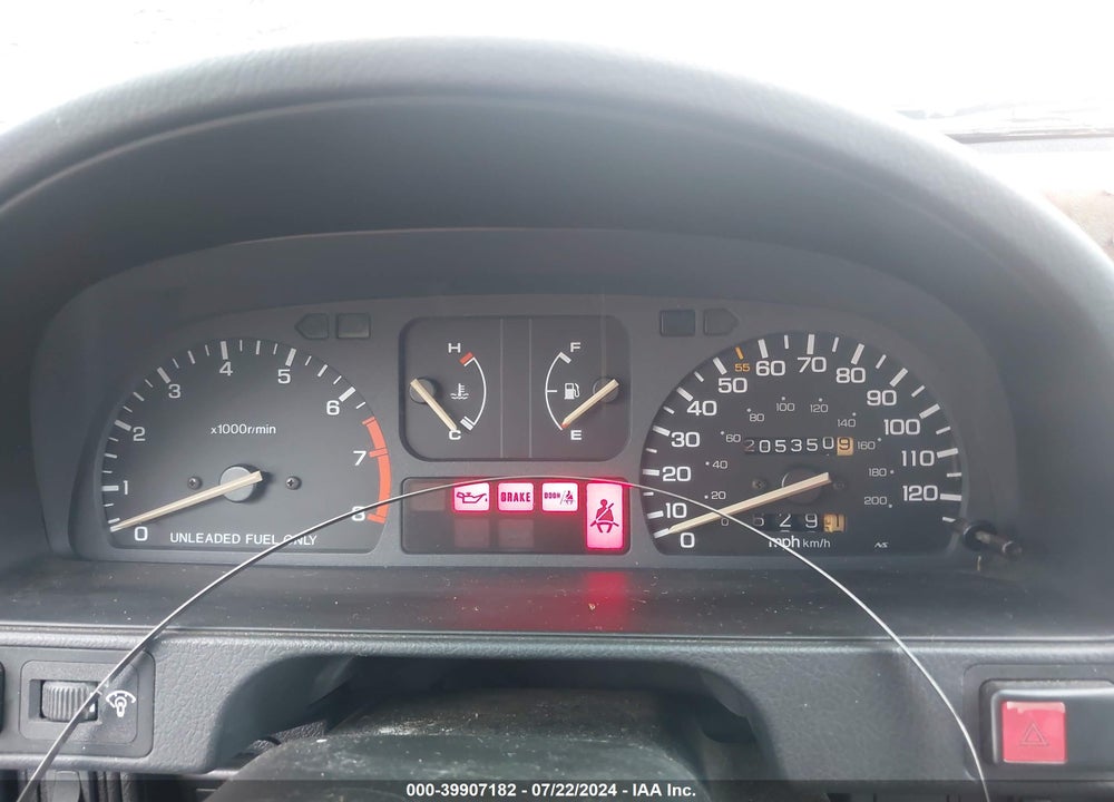1991 HONDA CIVIC CRX SI/CRX SE VIN: JHMED9366MS013777